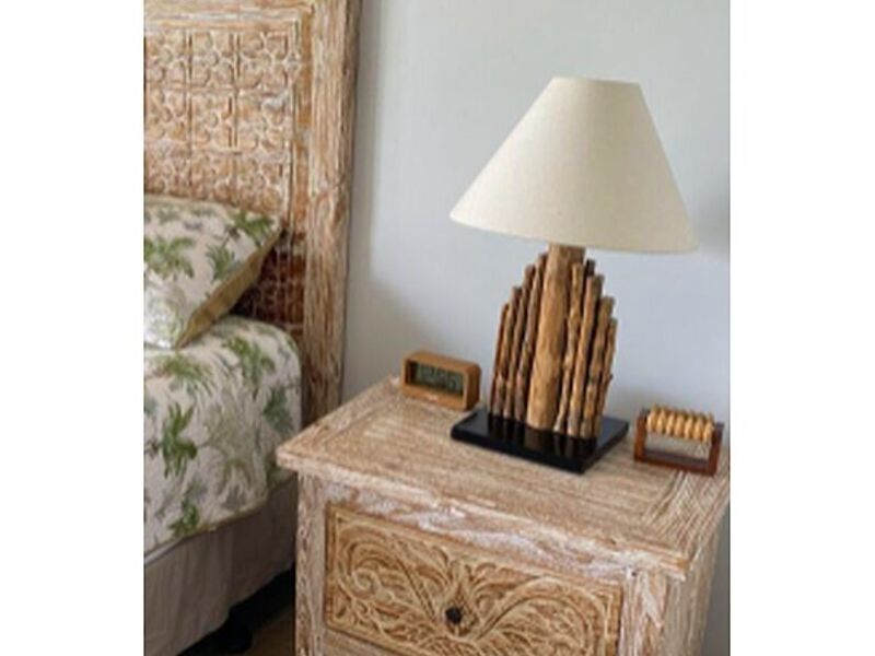 lampara madera black ECUADOR