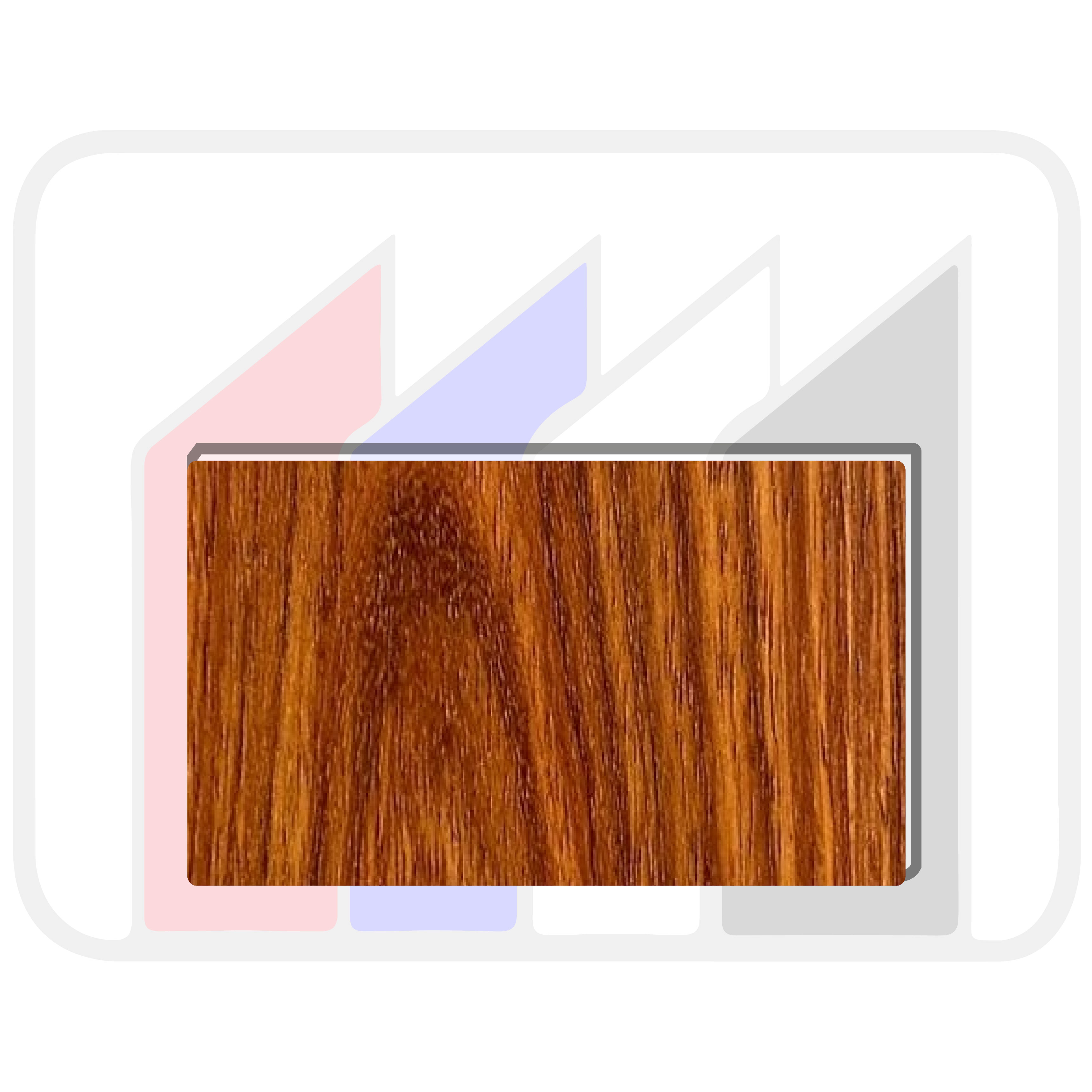 Alucobond exterior e interior 1.50mx5.50m Maderado Palo Rosa