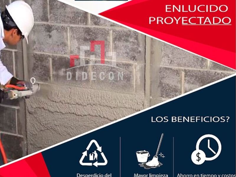 ENLUCIDO PROYECTADO QUITO