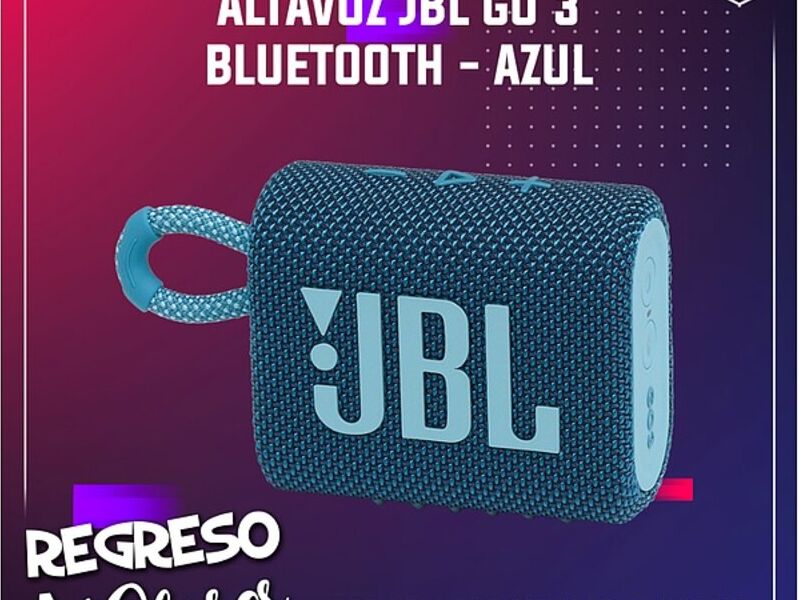 Altavoz jbl GO 3 azul Guayaquil