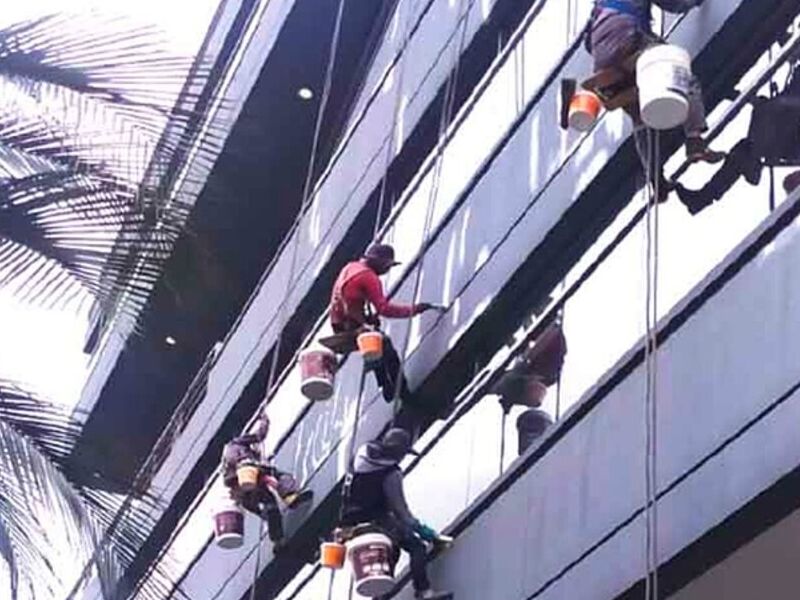 Pintura exterior de edificios