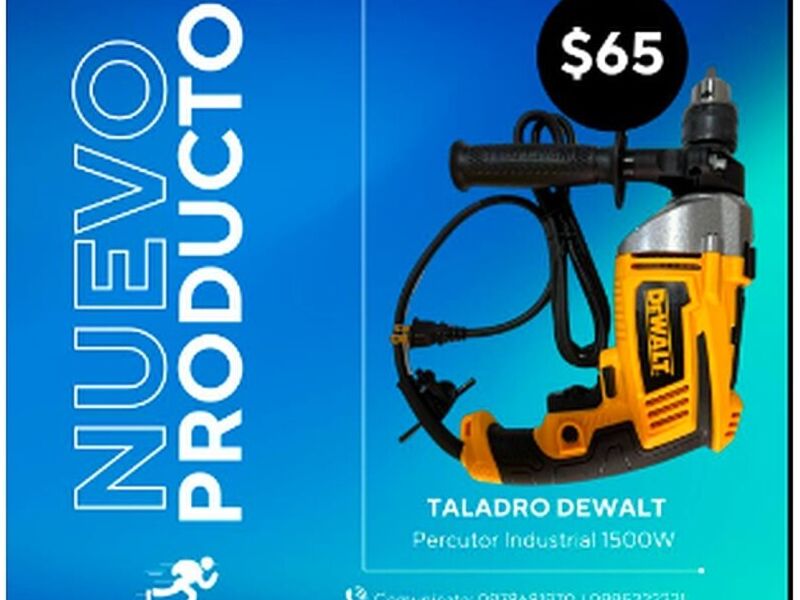 Taladro percutor industrial 1500W Ecuador