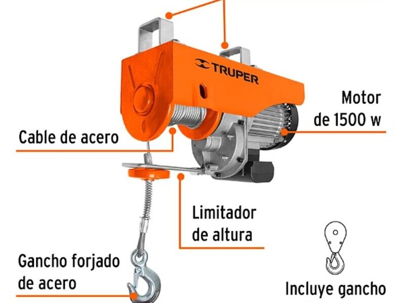 Polipasto Eléctrico 1500 W Ecuador