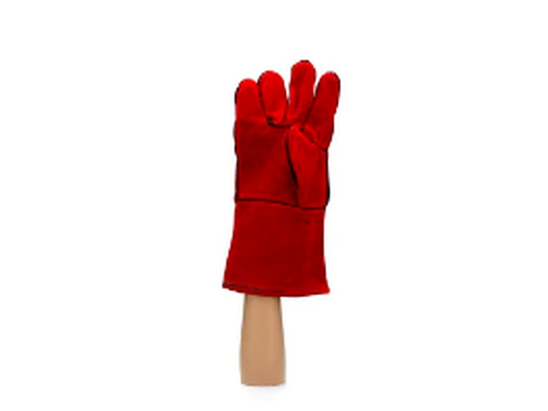 Guante Soldador Descarne Rojo Ecuador 