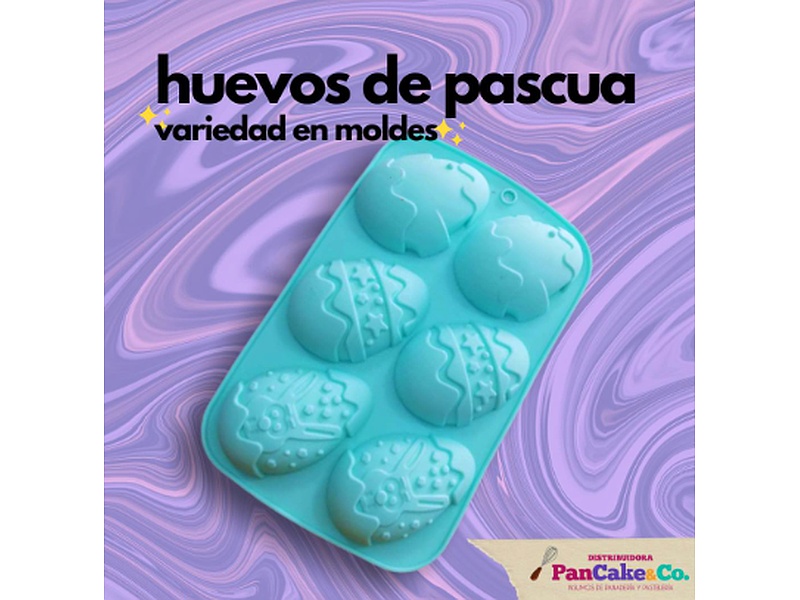 Molde Silicona Huevos de Pascua Ecuador