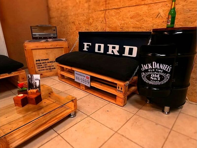 Muebles rústicos tipo industrial Ecuador 