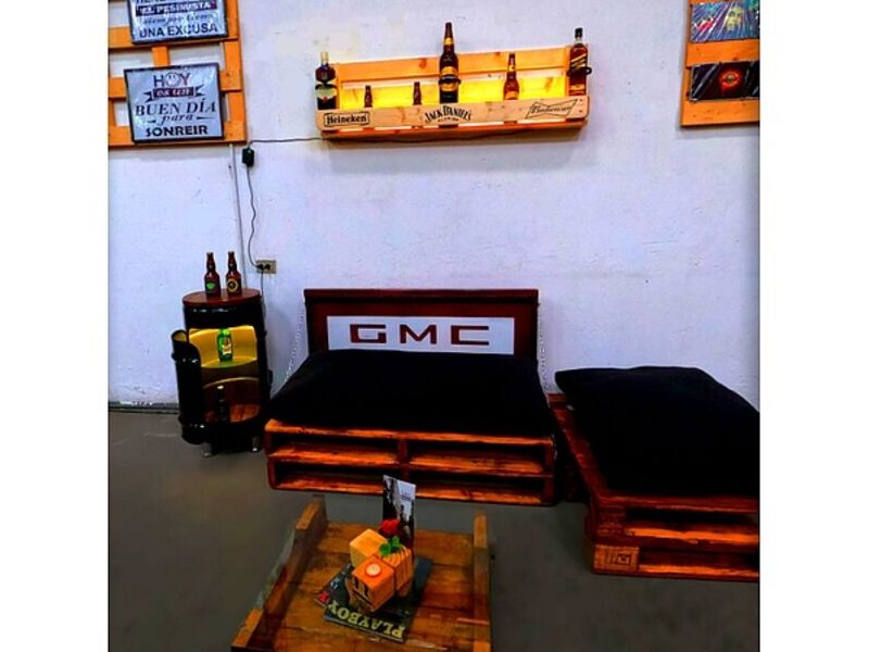 Banca de madera rustica Ecuador