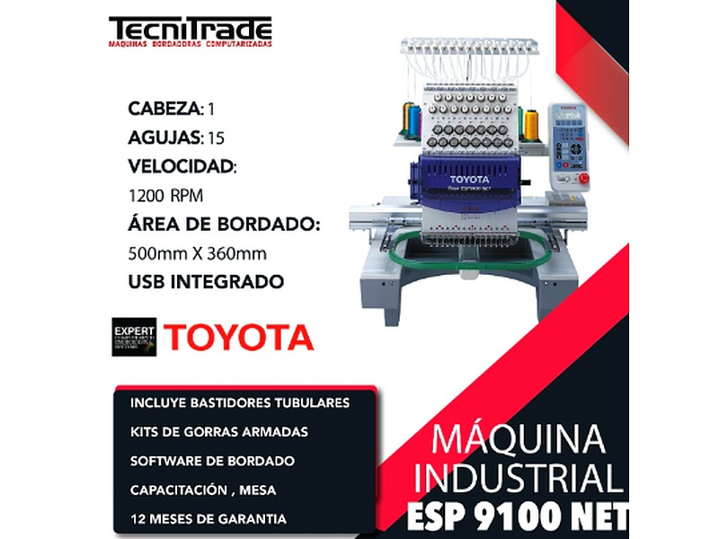 Máquina industrial ESP 9100 NET Ecuador