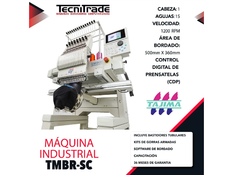 Máquina Industrial TMBR-SC Ecuador