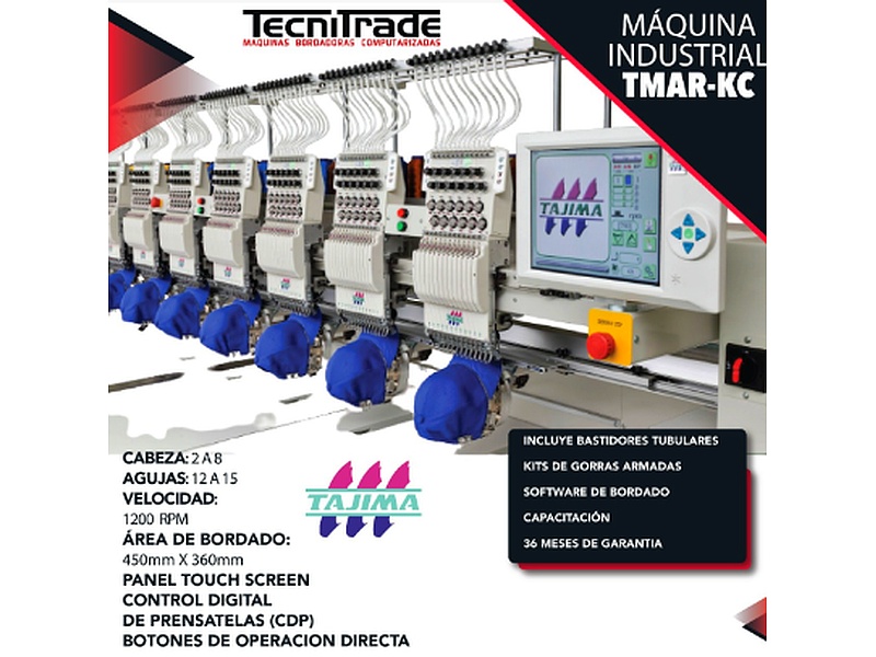 Máquina industrial TMAR-KC Ecuador