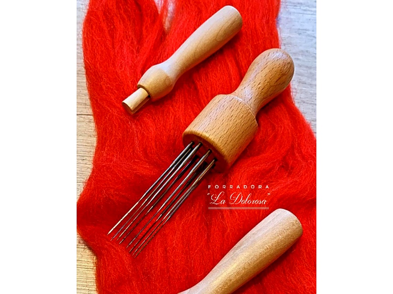 Mangos de Madera para Felting Ecuador