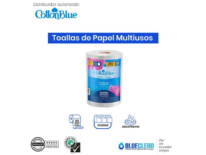 Toallas de papel multiusos Ecuador