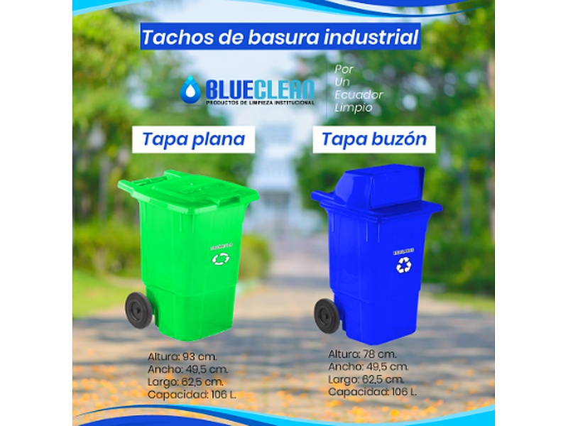 Tachos de basura industrial Ecuador