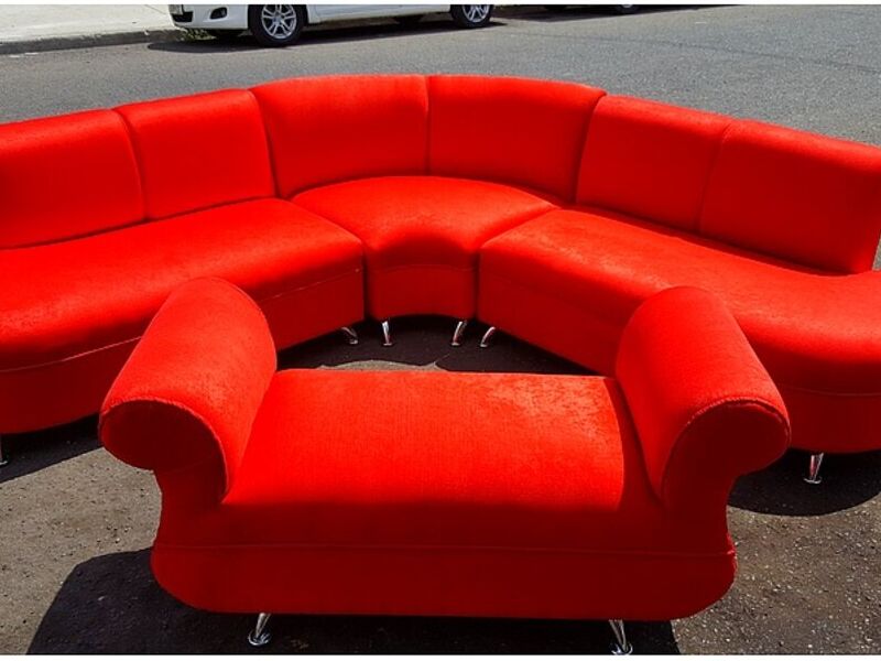 Sala para living rojo brillante Ecuador
