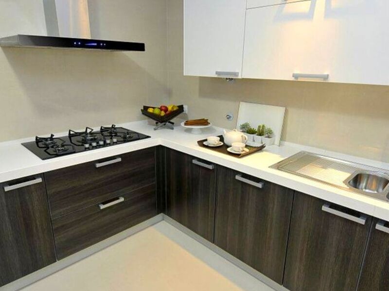 Muebles para cocina blancos modernos Ecuador