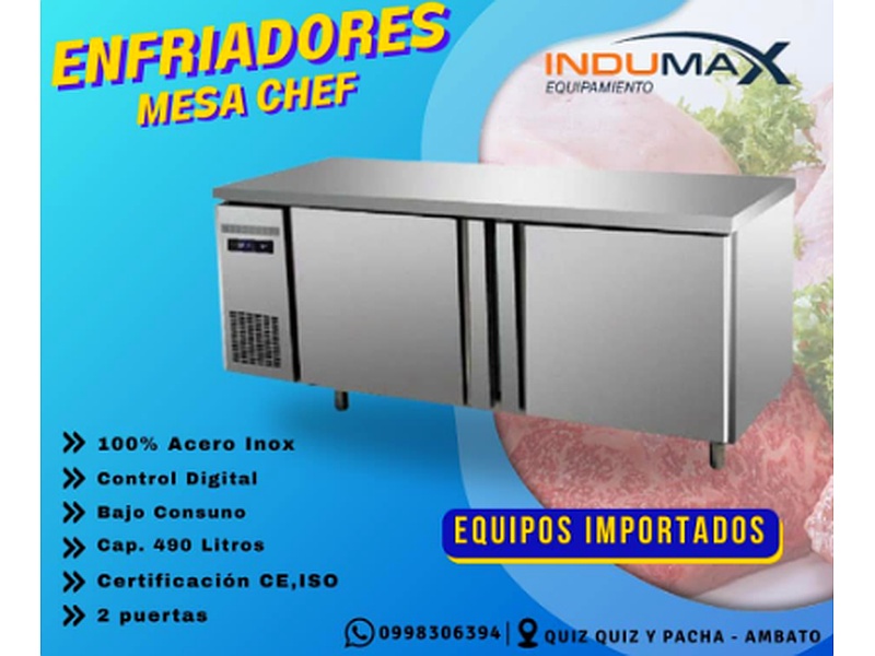 Enfriador Mesa Chef Ecuador