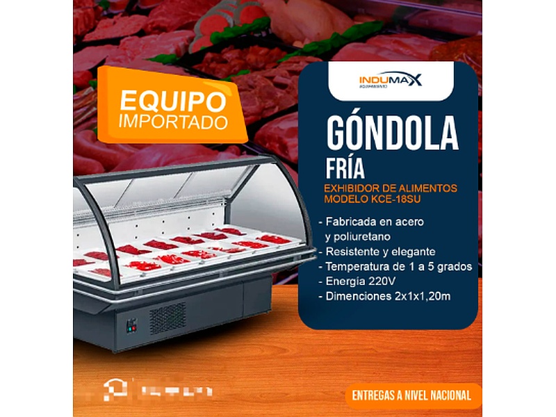 GONDOLA FRIA MODELOS FCE18SU Ecuador