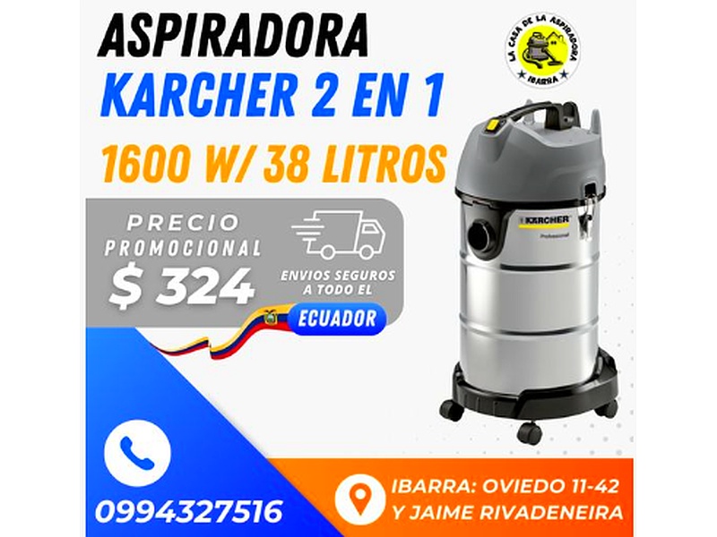 Aspiradora Karcher 2 en 1 Ecuador