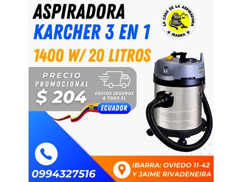 Aspiradora Karcher 3 en 1 Ecuador
