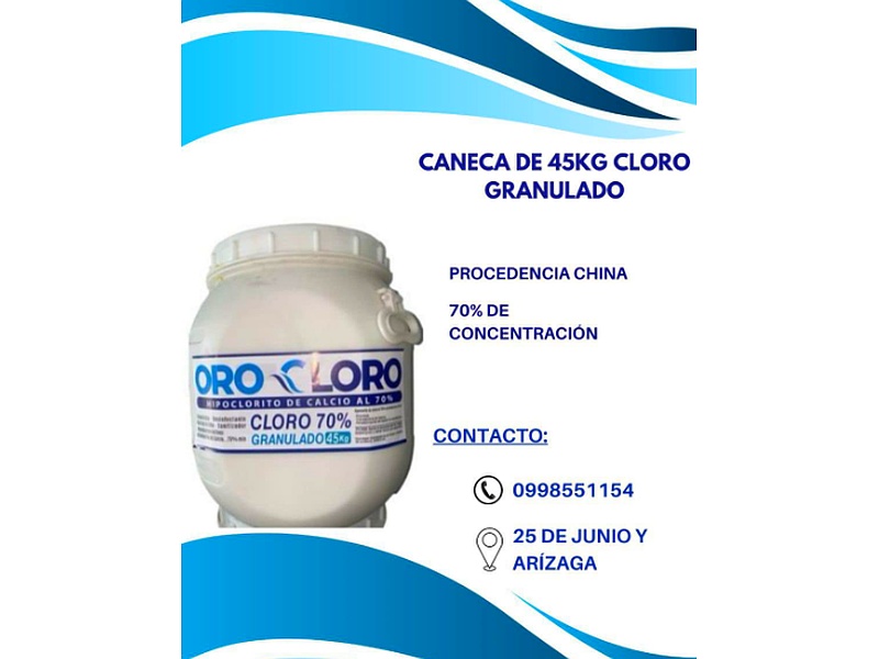 CLORO GRANULADO Ecuador