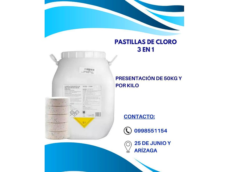 PASTILLAS DE CLORO Ecuador