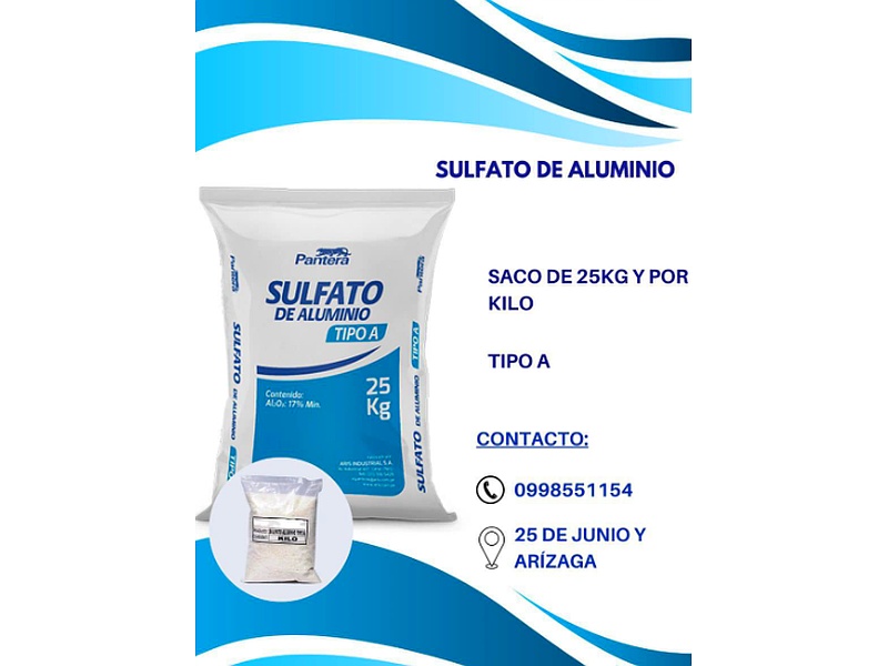 SULFATO DE ALUMINIO Ecuador