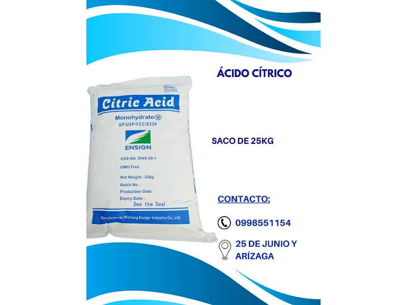 ÁCIDO CITRICO Ecuador