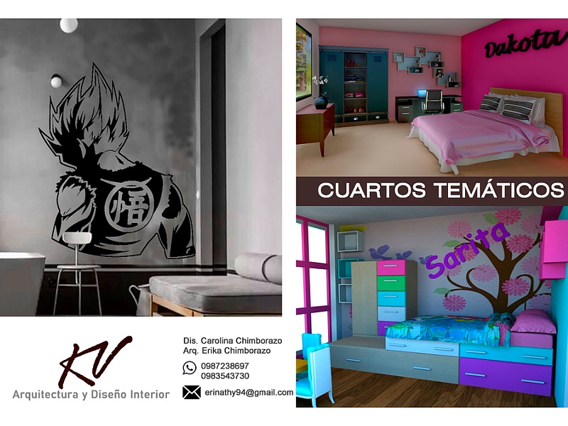 Diseño Cuartos Temáticos Casas Ambato