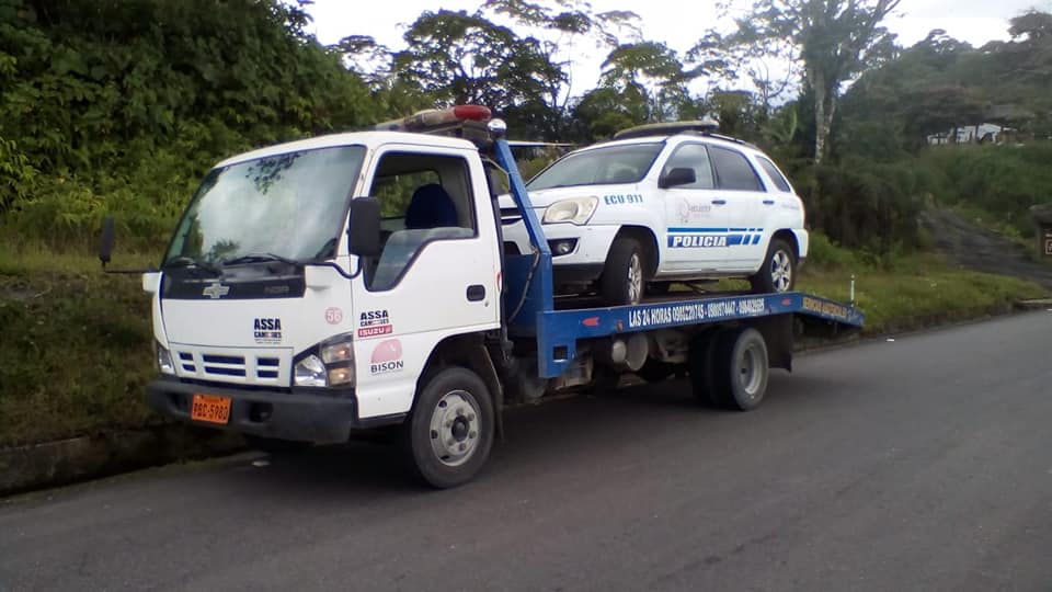 Servicio de gruas con plataforma Ecuador 