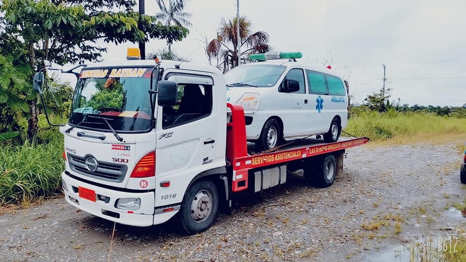 Servicio de gruas para transportes Ecuador 
