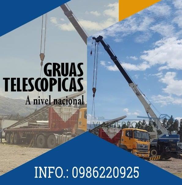 Gruas telescopicas de 80 tns Ecuador 