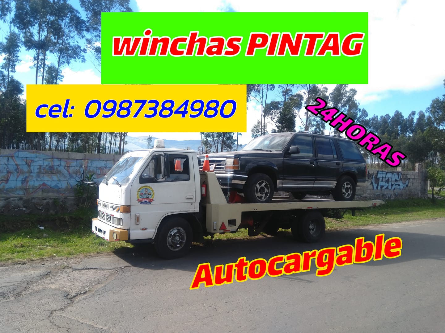 Servicio de gruas Ecuador 
