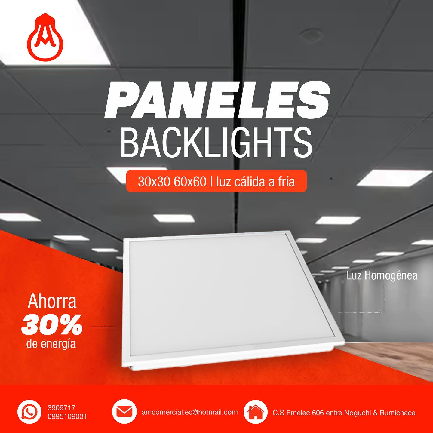 Paneles Basklights Ecuador 