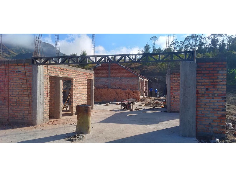 Construccion de vivienda ladrillo Ecuador 