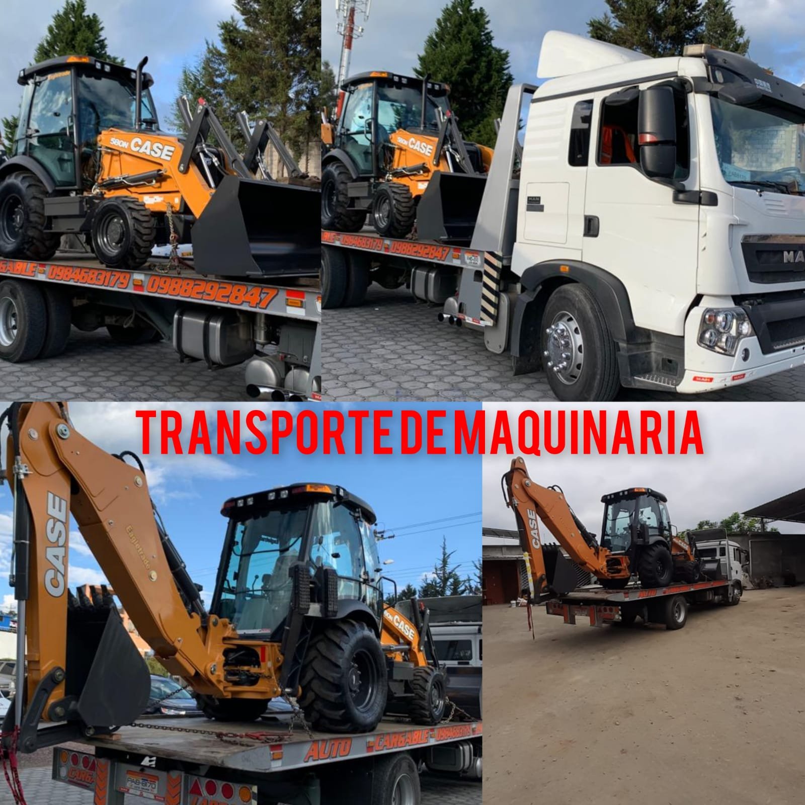 Servicio de grua cama alta Ecuador 