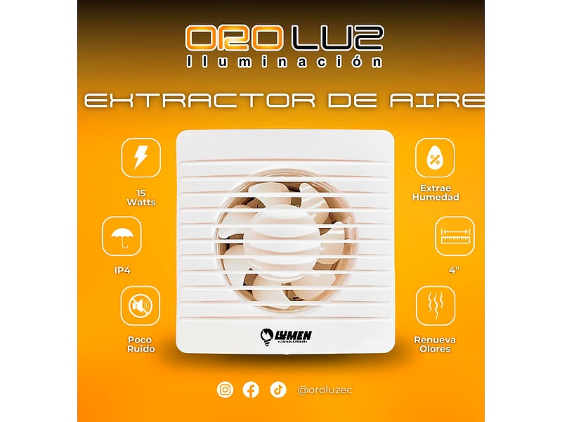Extractor Aire Oroluz Quito