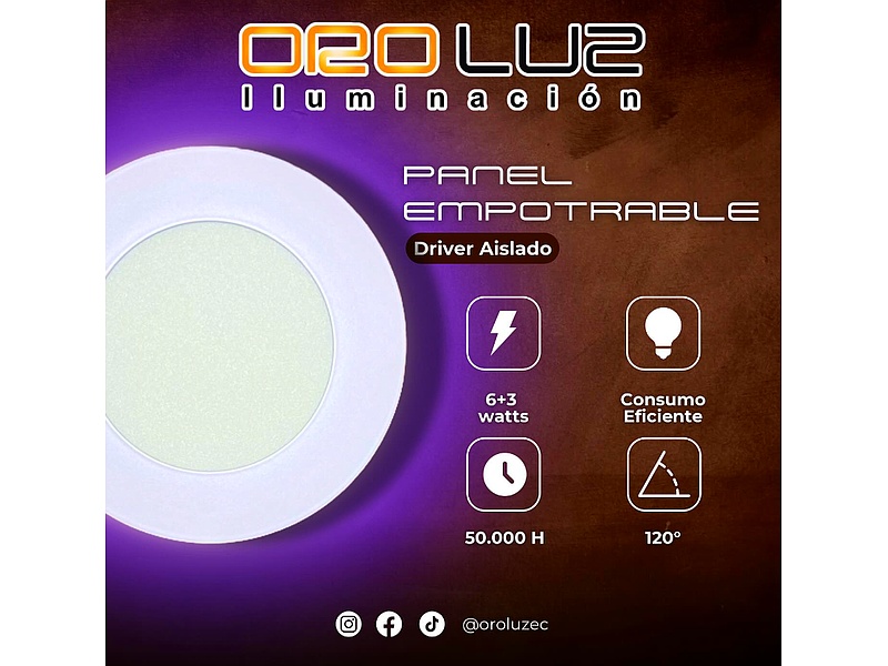 Panel Empotrable Oroluz Quito