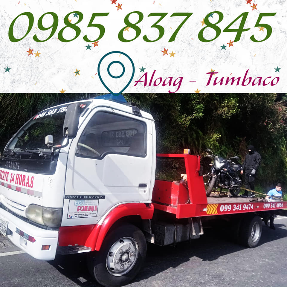 Servicio de gruas para transportes Ecuador 