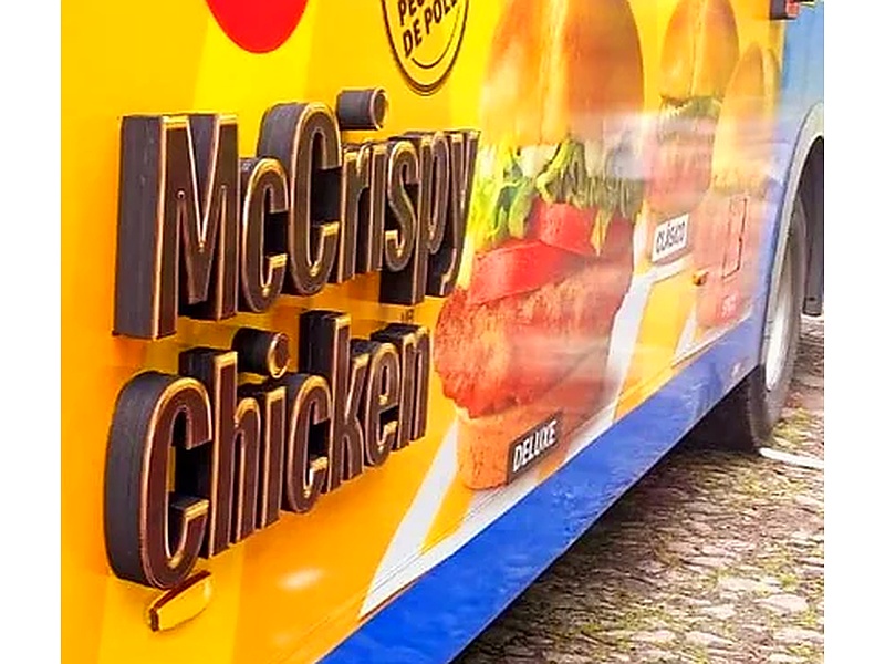 stickers publicitarios  3D AAA