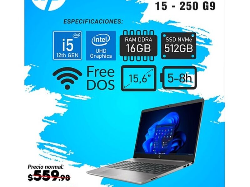 Laptop HP 15 250 G9 Guayaquil
