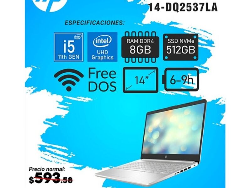 Laptop HP 14 DQ2537LA Guayaquil