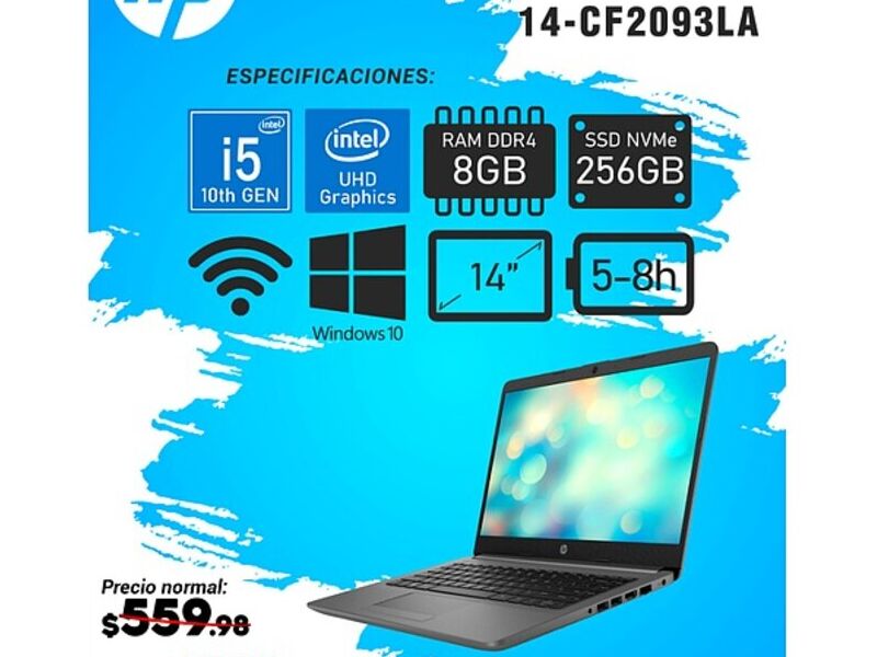Laptop HP 14CF2093LA i5 Guayaquil