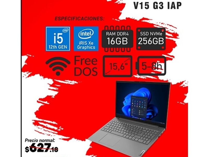 Laptop lenovo V15 G3 IAP Guayaquil