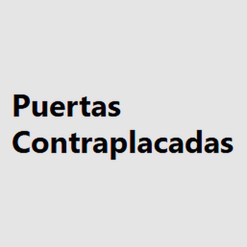 Puertas Contraplacadas