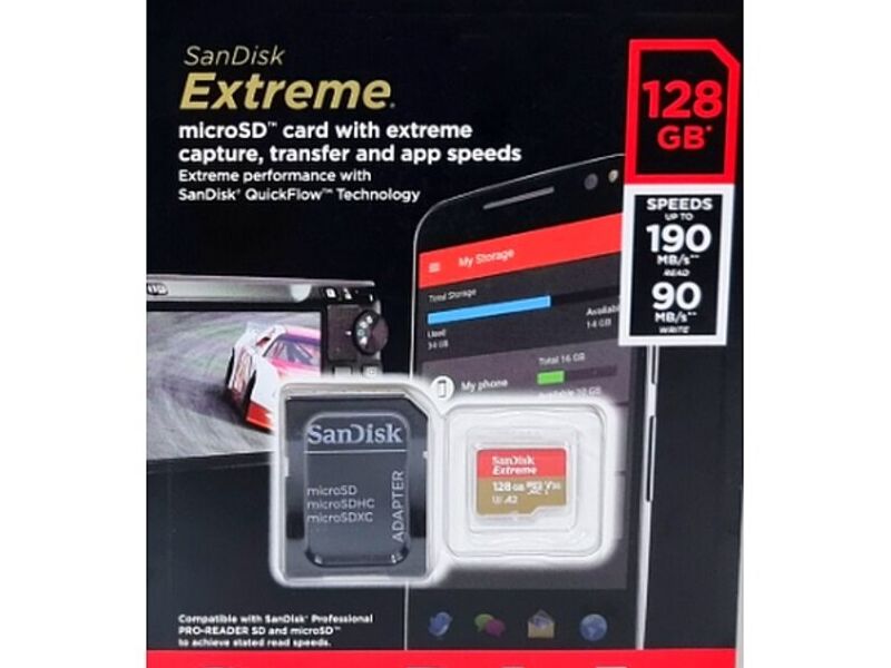 Sandisk extreme microsd 128GB Pujilí