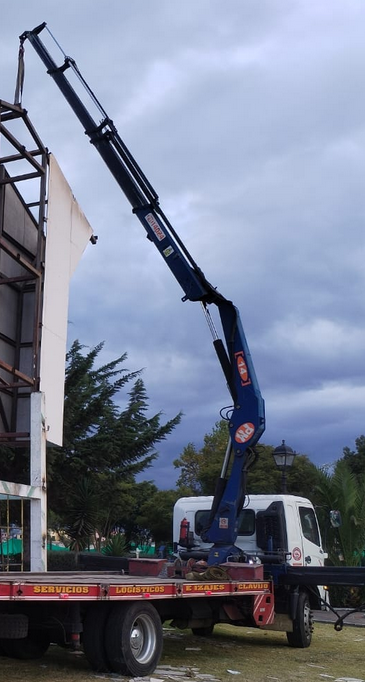 Grua tipo pluma Ecuador