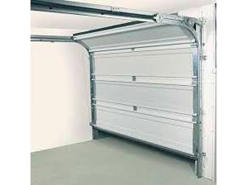 Puerta Garaje Automática de Madera con Sensor de Movimiento Ecuador