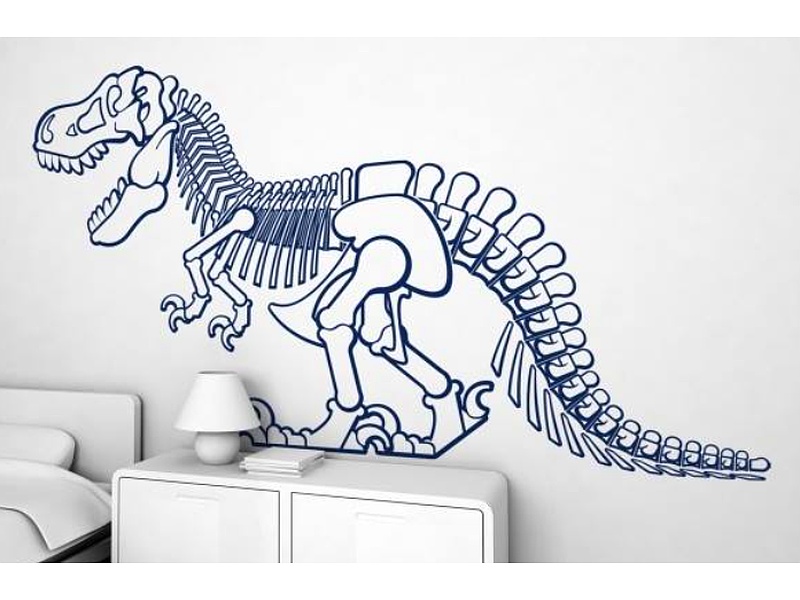 Sticker Dino Esqueleto Ecuador