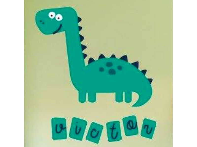 Sticker Dino Verde Ecuador