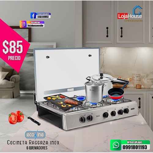 Cocineta Raggaza Inox Ecuador